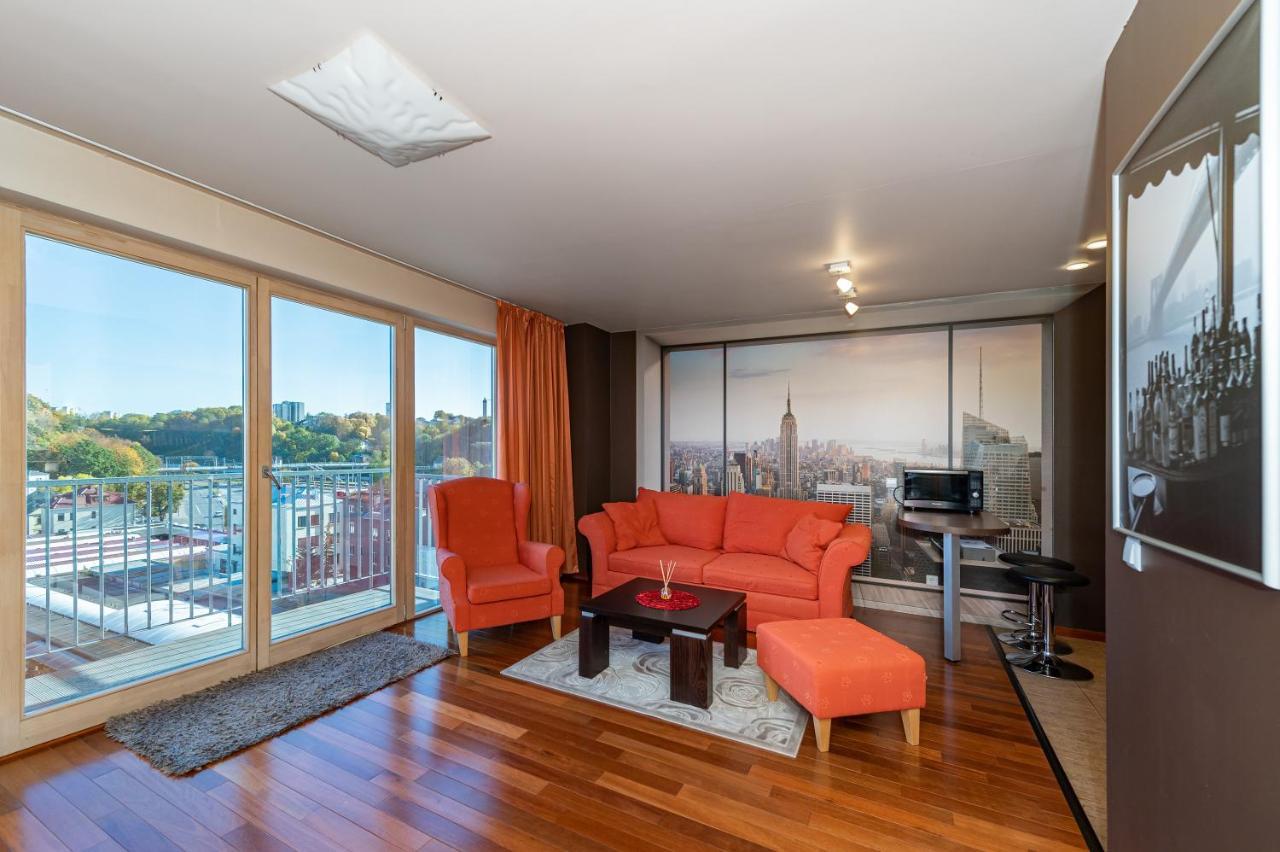 Panoramic City Centre Apartment By Polo Apartments Kaunas Eksteriør bilde