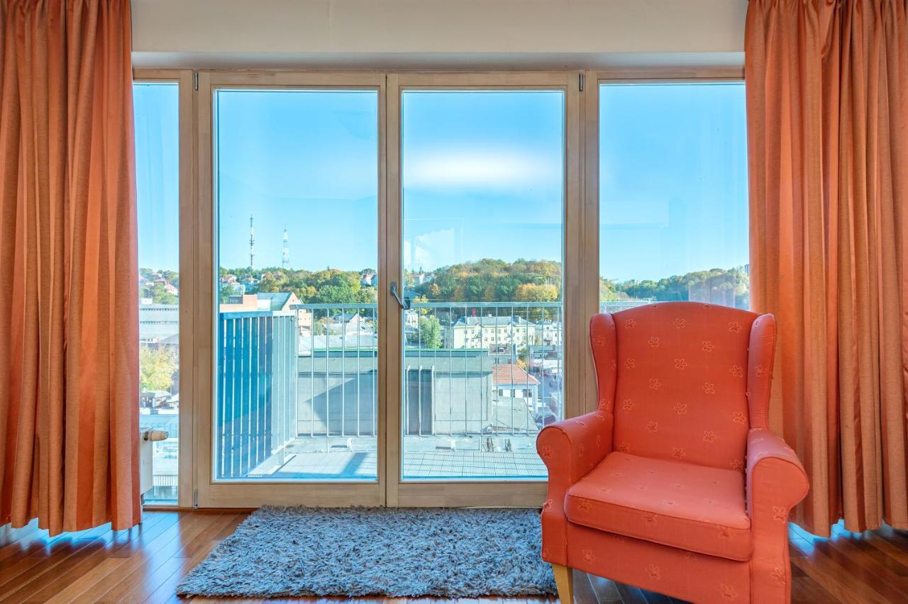 Panoramic City Centre Apartment By Polo Apartments Kaunas Eksteriør bilde